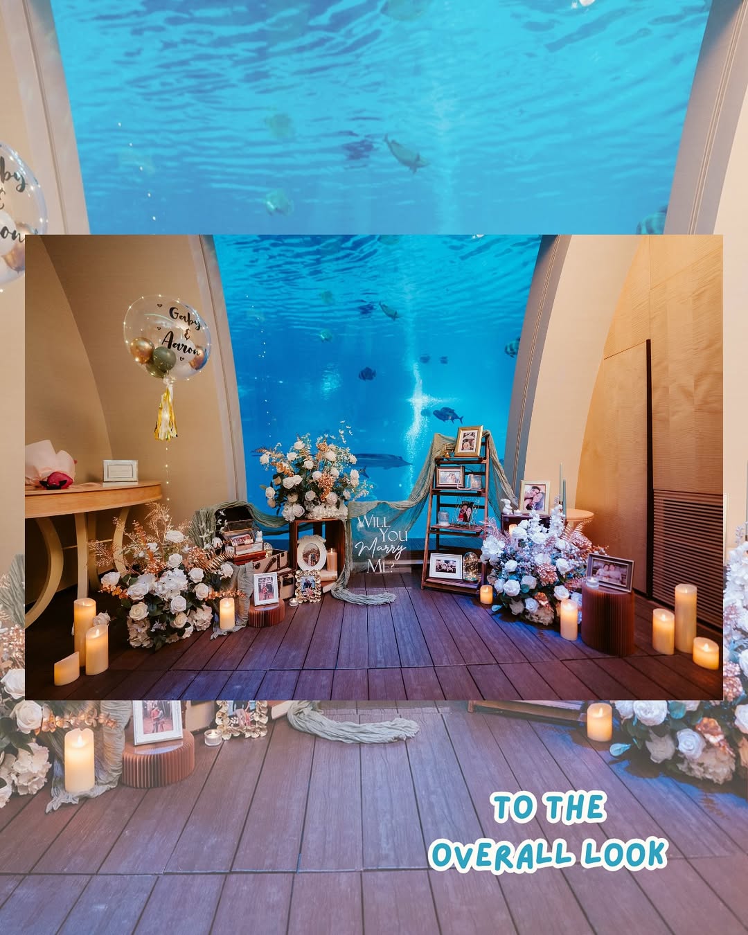 proposal at the Equarius Ocean Suites